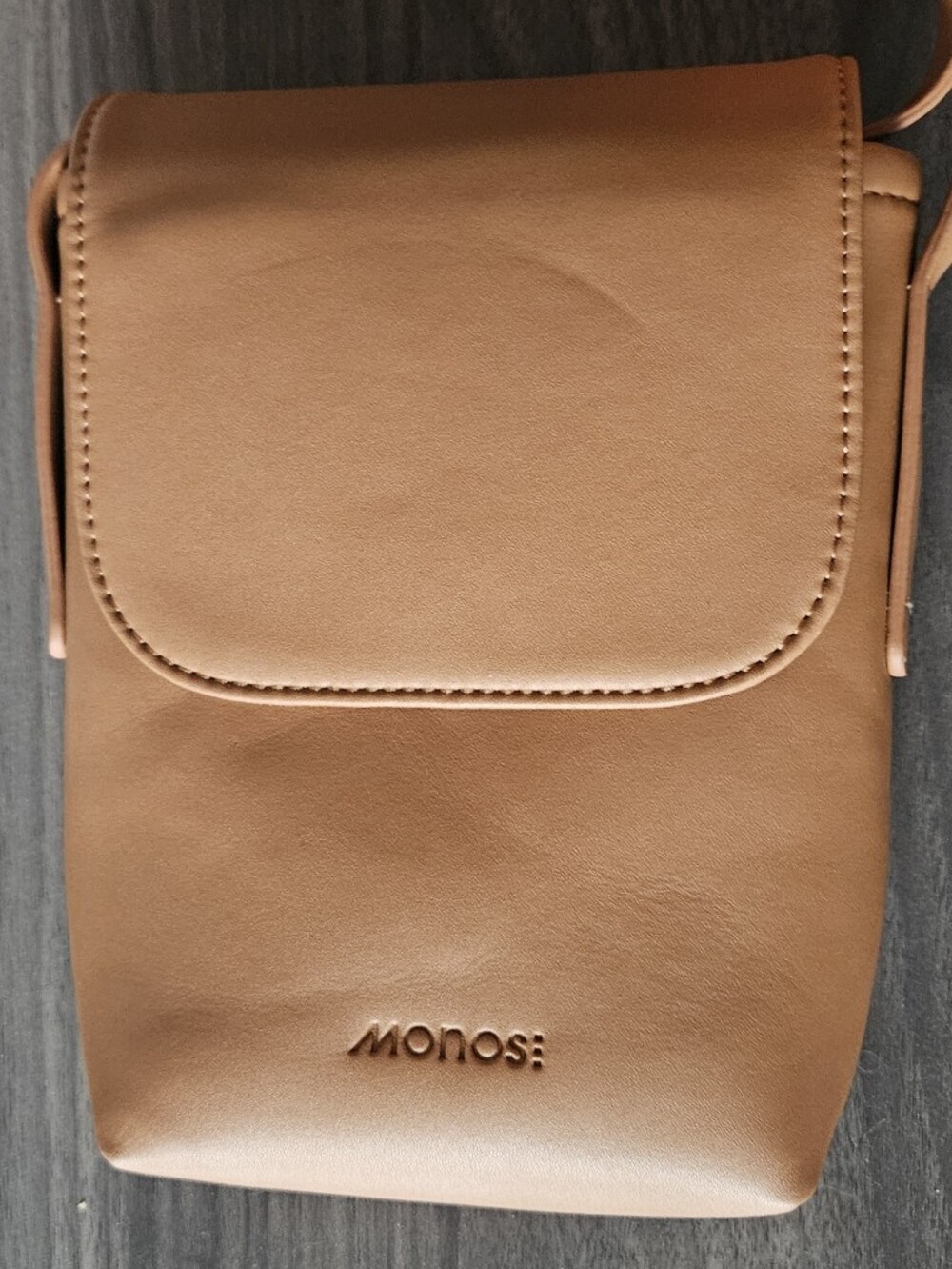 NWOT Monos Metro Mini Crossbody Bag - Tan